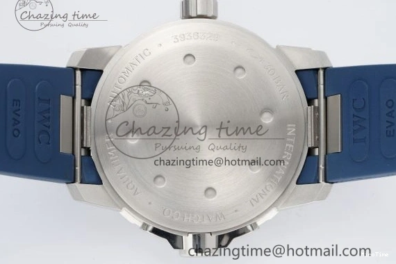 MIROTIME 0518 WellDesigned Aquatimer Automatic SS RSF 1:1 Best Edition Blue Dial on Blue Rubber Strap A 7057